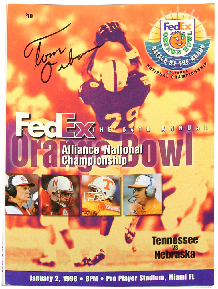 Osborne Signed '98 Orange Bowl Program