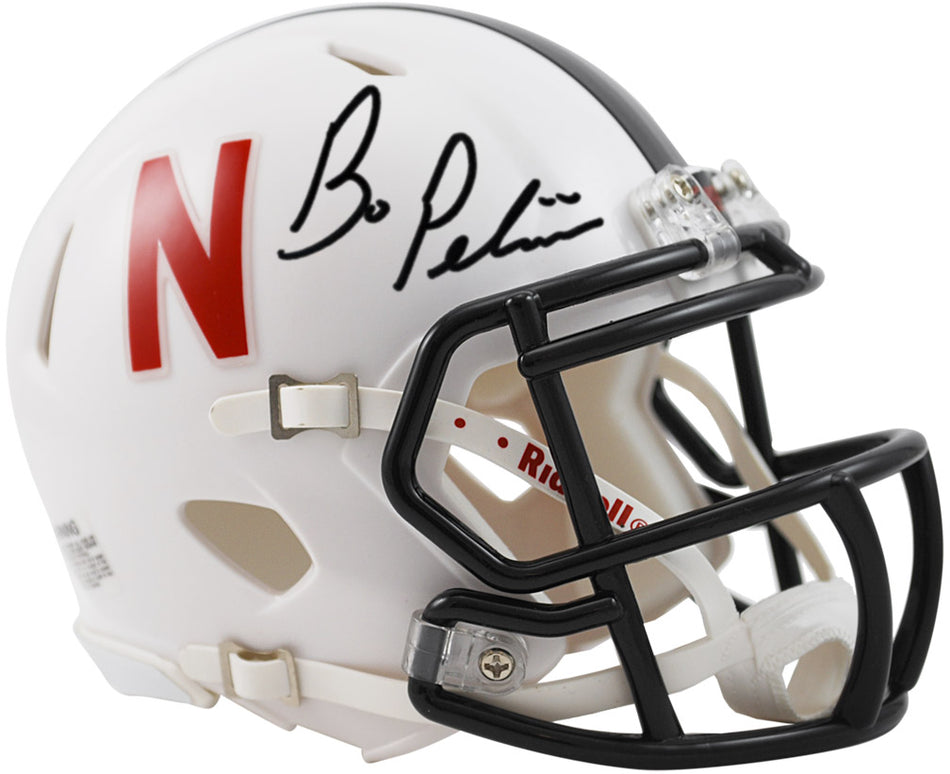 Bo Pelini Autographed 2013 Unrivaled Mini Helmet