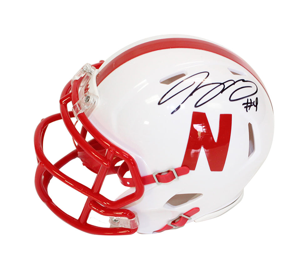 Tommy Armstrong Jr Autographed Mini Speed Helmet