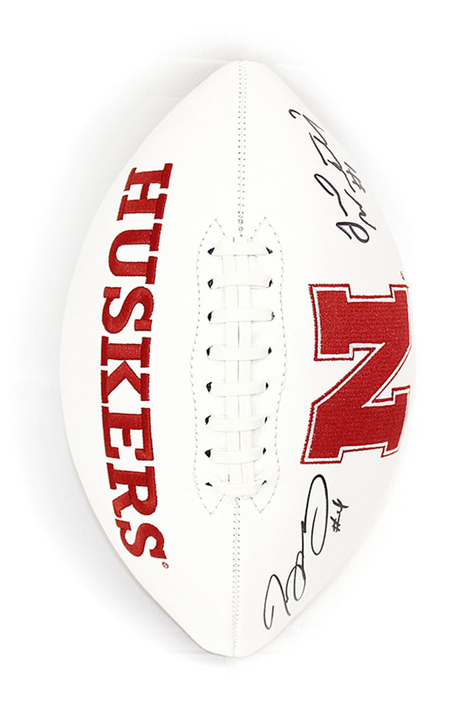 Armstrong Jr and Westerkamp Autogaphed Football