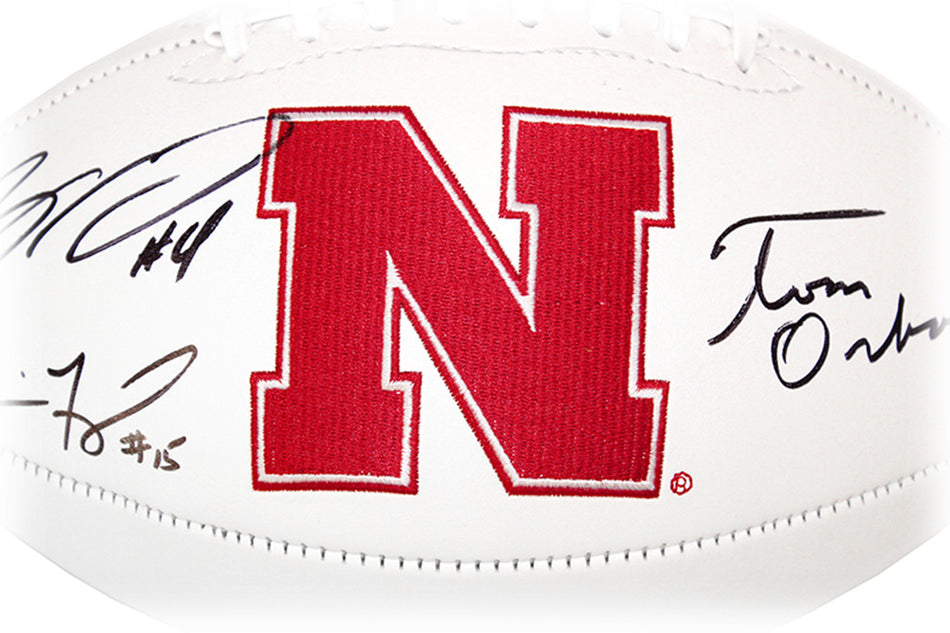 Husker Tom's Autographed Football