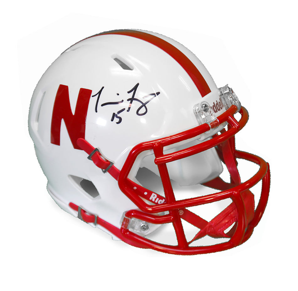 Tommie Frazier Signed Mini Helmet