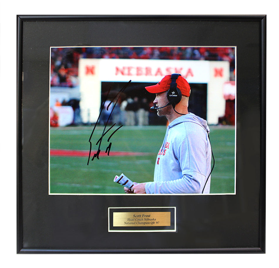 Coach Frost Autographed Sideline Print