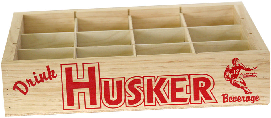 12 Pk Wooden Crate/Tray