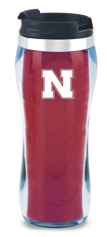 Hollywood Red Glitter Tumbler