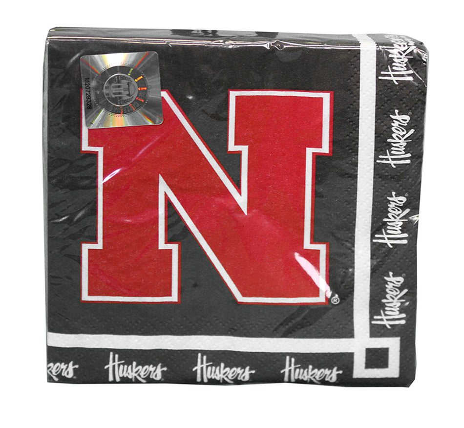 Nebraska Iron N Beverage Napkins