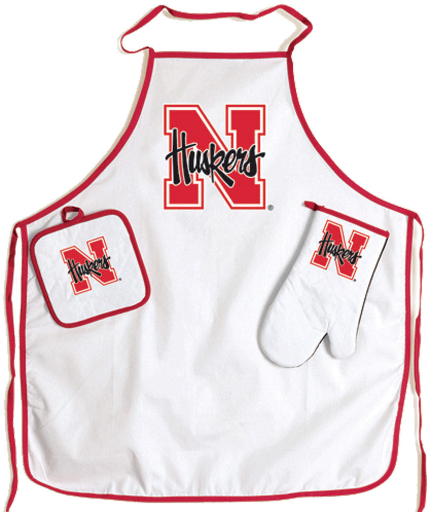 BBQ SET - APRON, MITT & POTHOLDER