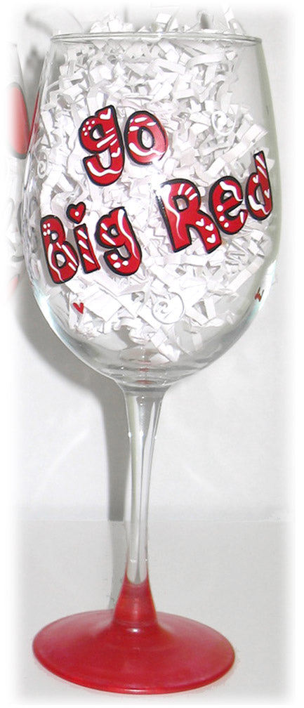 GO BIG RED WINE GLASS