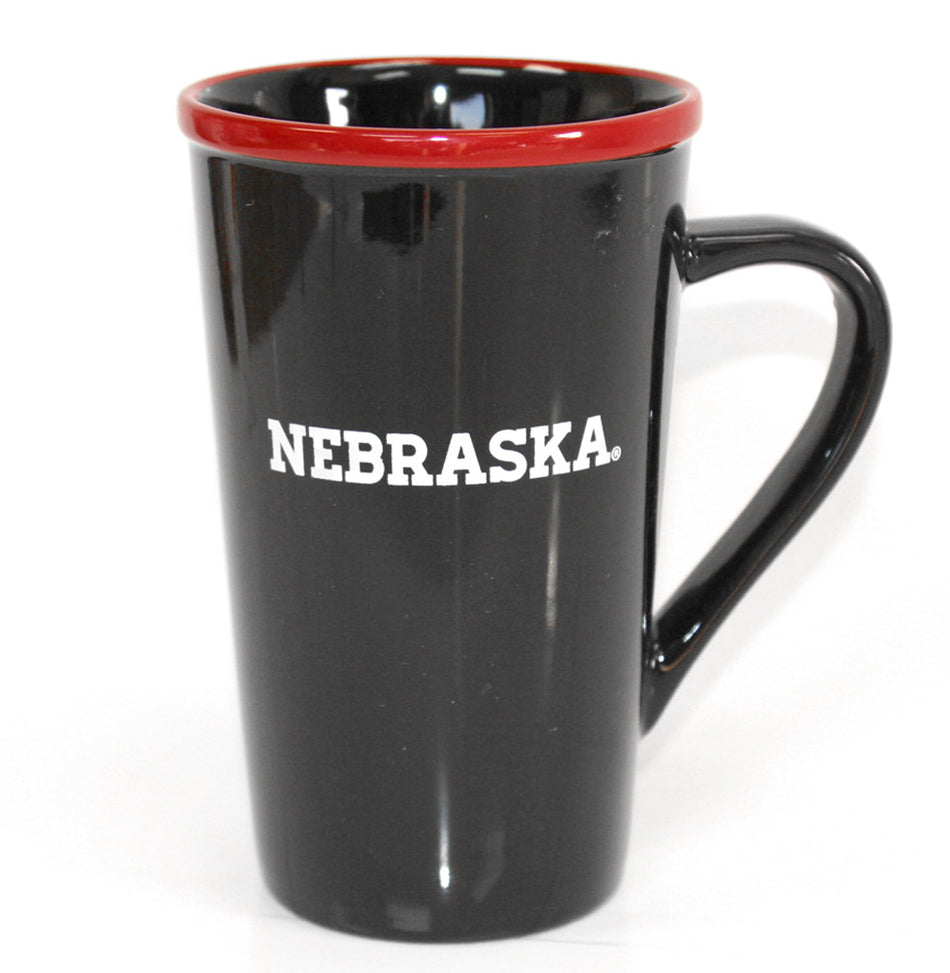 Nebraska Red Rim Mug