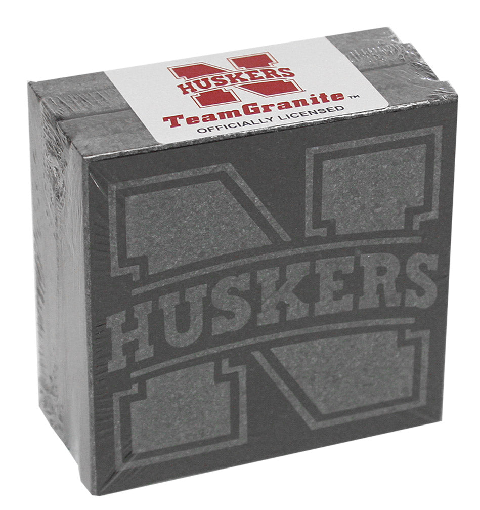 Granite 4 Set N Huskers Coasters