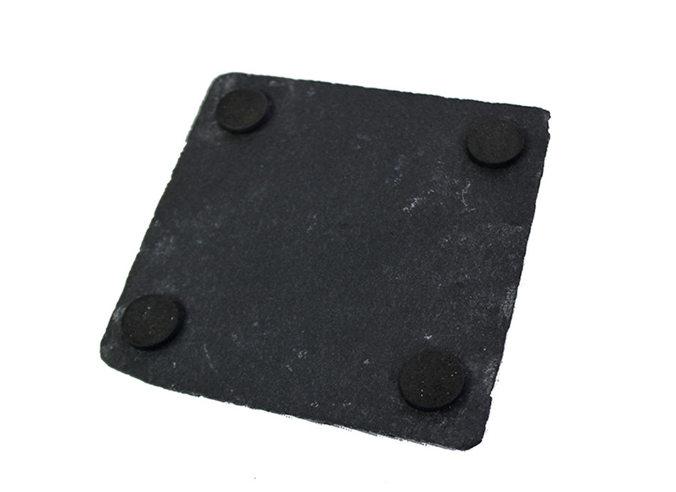 Nebraska Iron N Slate Coaster Set