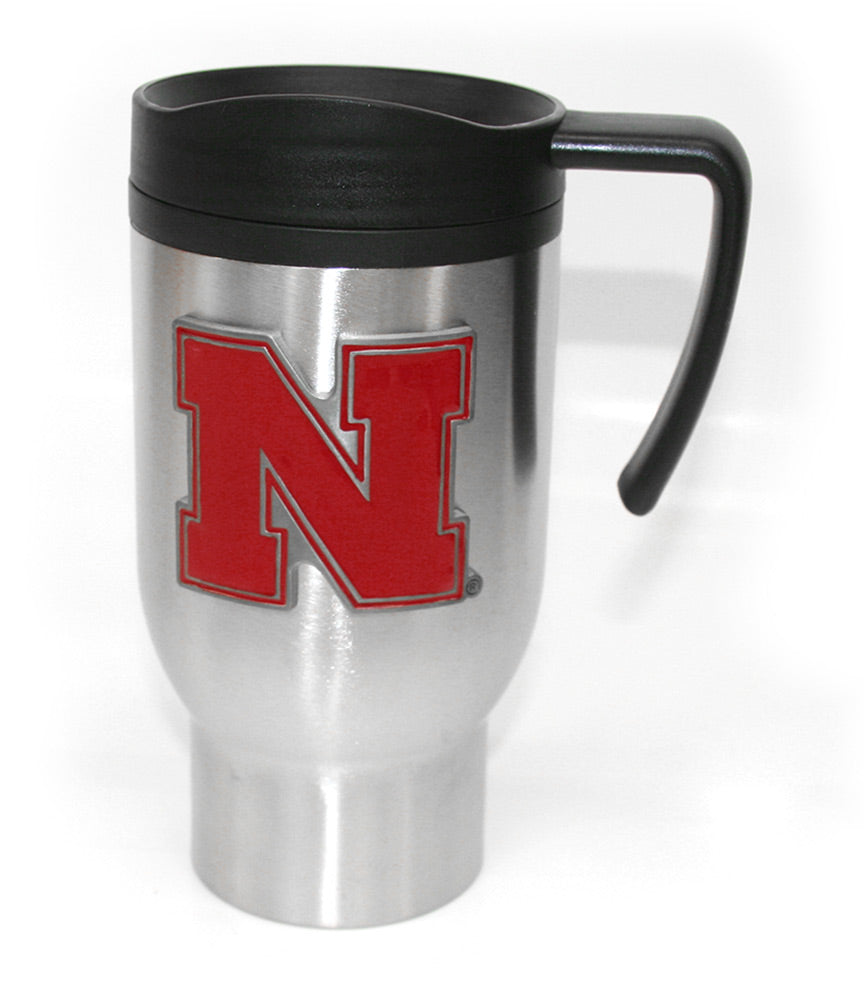Nebraska Stainless Steel Travel Mug