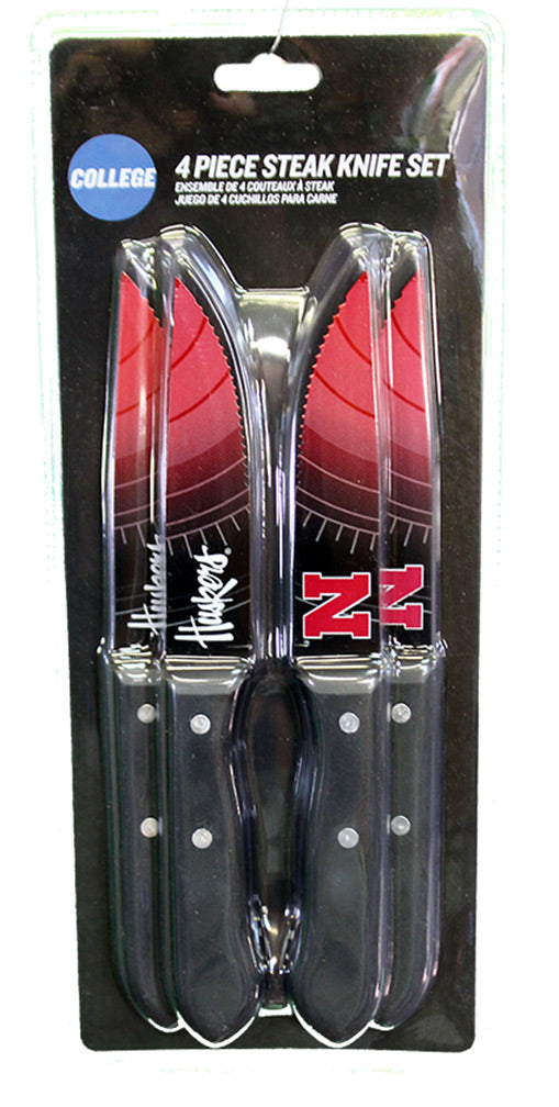 Huskers Steak Knife Set
