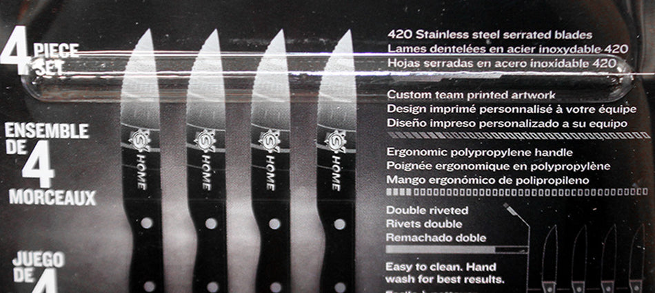 Huskers Steak Knife Set