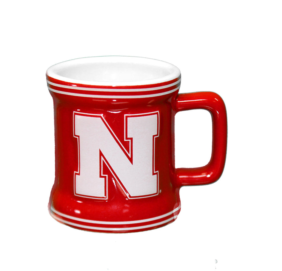 Nebraska Sculpted Mini Mug Shot Glass