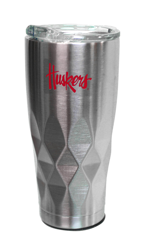 Huskers Stainless Steel Diamond Tumbler