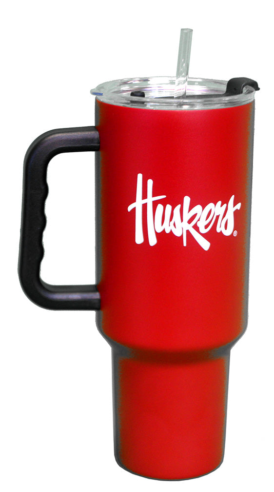 Nebraska Huskers 40oz Premium Travel Tumbler
