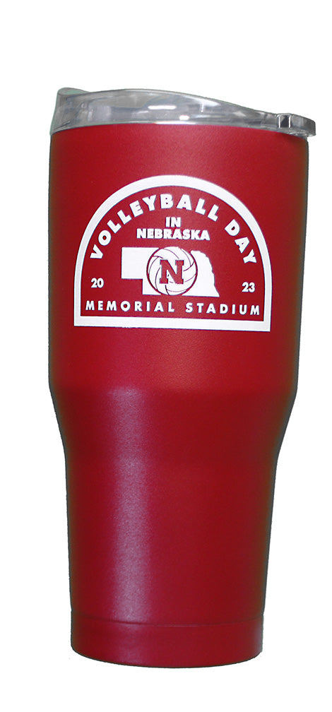 Volleyball Day In Nebraska 30 Oz Tumbler