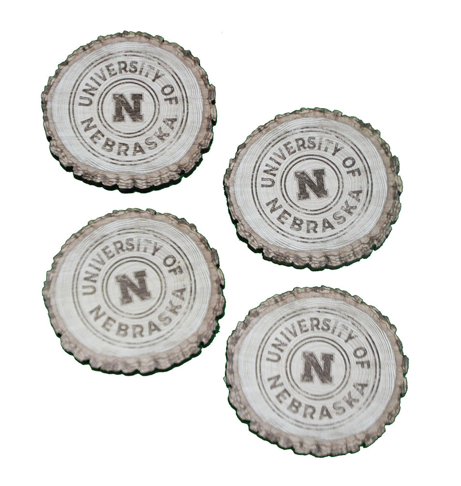 Nebraska Huskers Barky Coasters Set