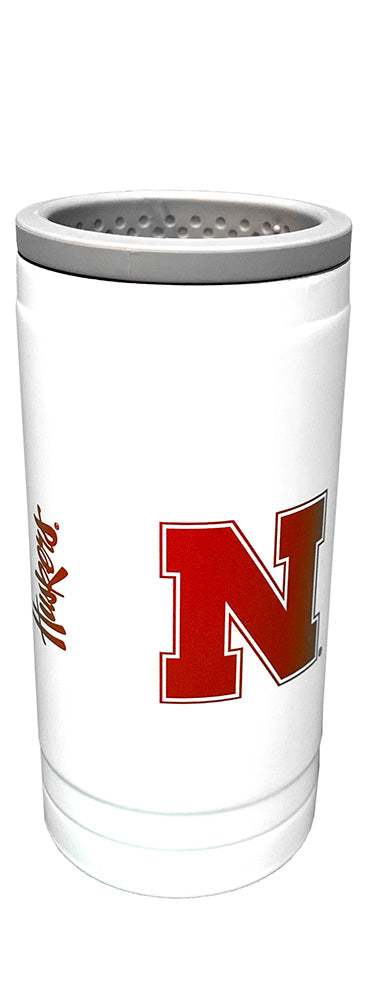 Nebraska Huskers Slim Can Gameday Stainless Steel Koozie
