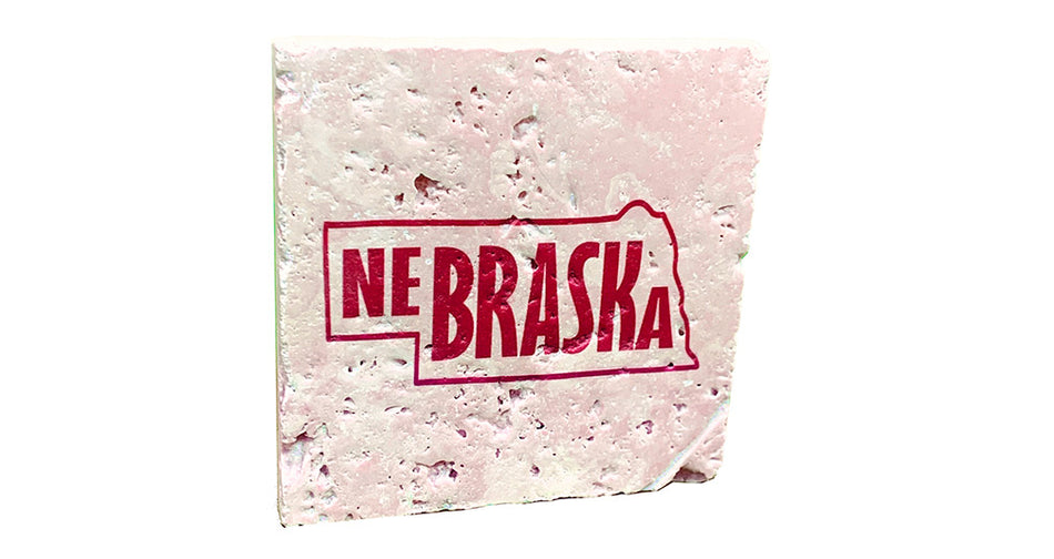 Nebraska State Stone Coaster
