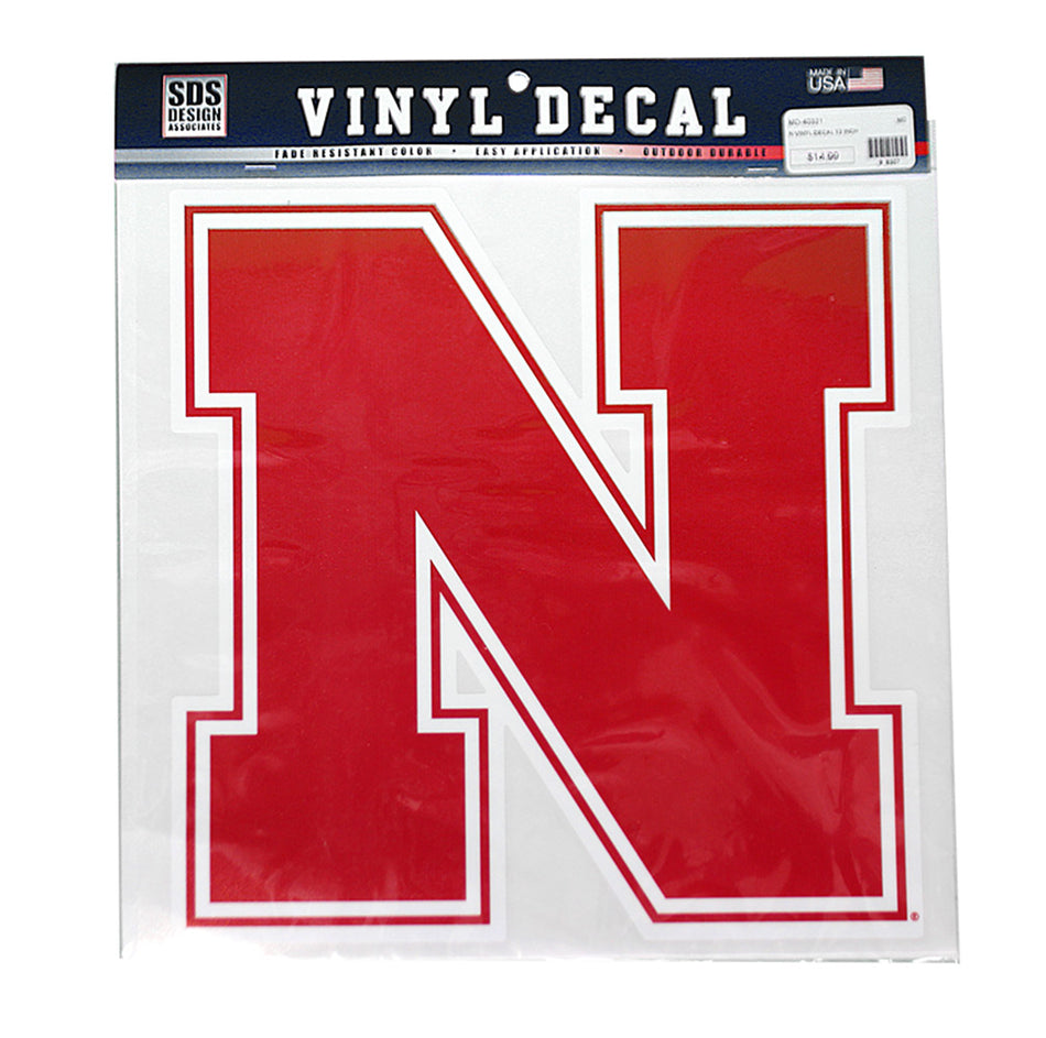 N Vinyl Decal 12 inch