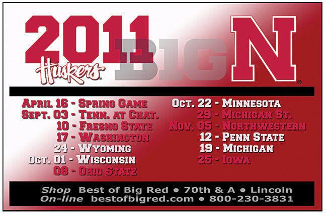 2011 SCHEDULE MAGNET