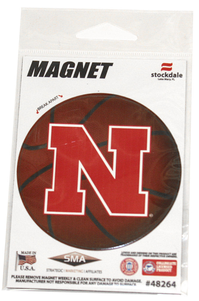 Husker Basketball Magnet