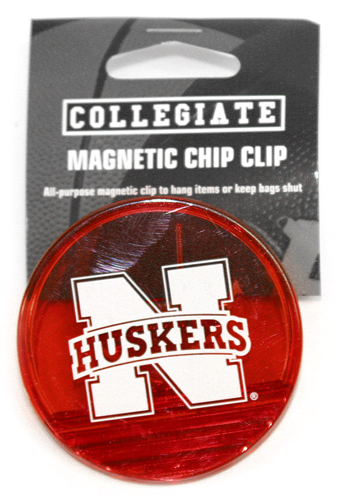Cornhuskers Magnetic Chip Clip