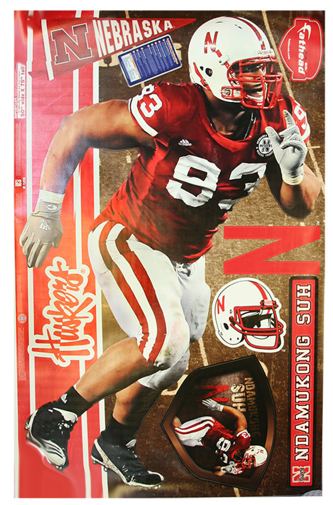 Ndamukong Suh Nebraska Fathead Wall Vinyl