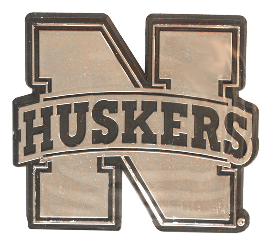 Chrome Nebraska N Logo