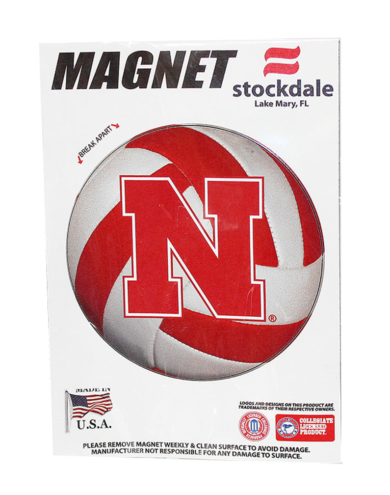Nebraska Volleyball Magnet