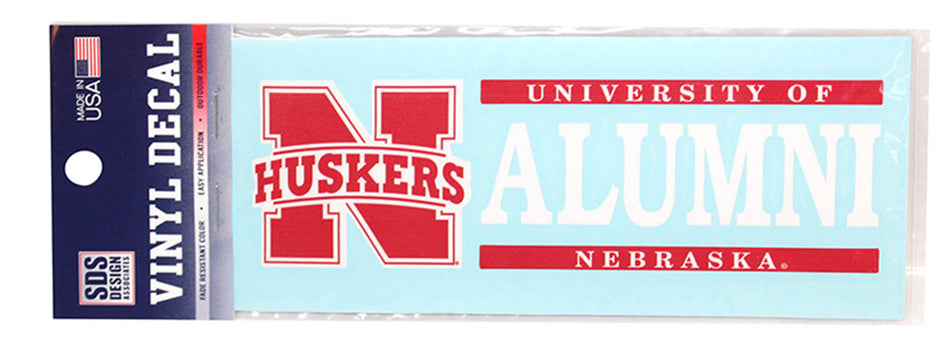 Nebraska Alum Horizontal Decal