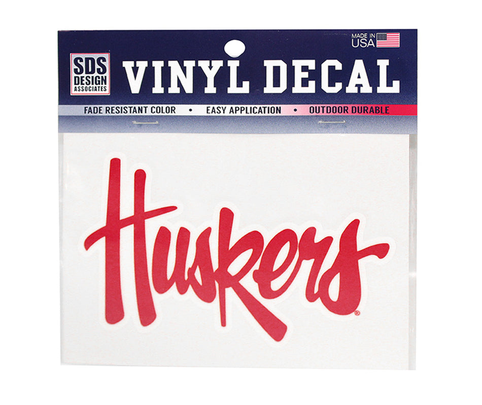 Huskers Script Decal