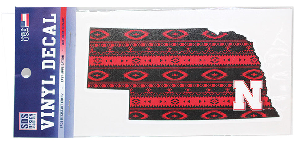 Aztec Nebraska State Decal