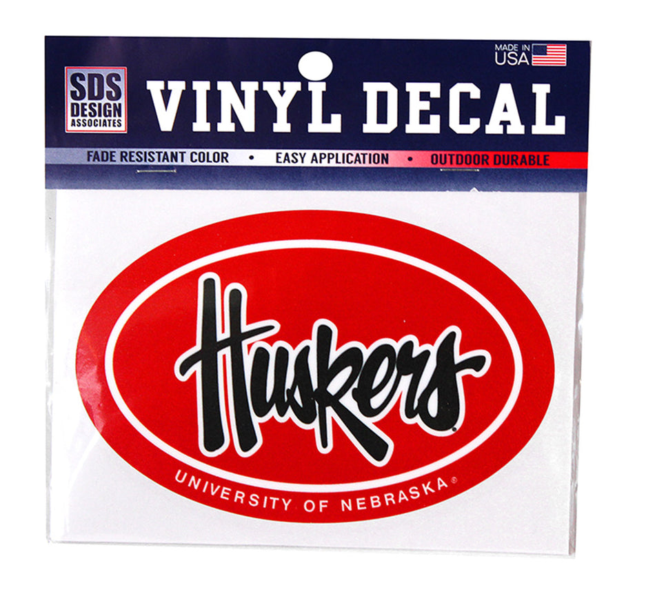 Circle Huskers Script Decal