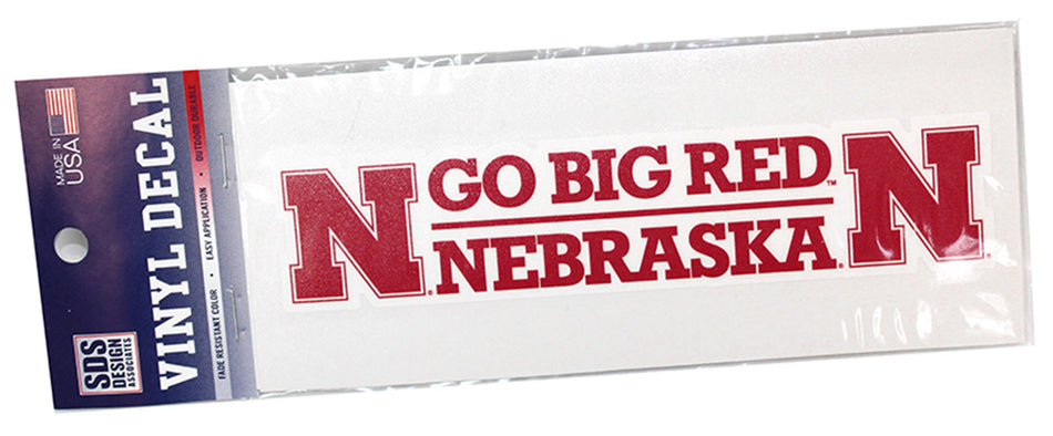 Go Big Red Nebraska Decal