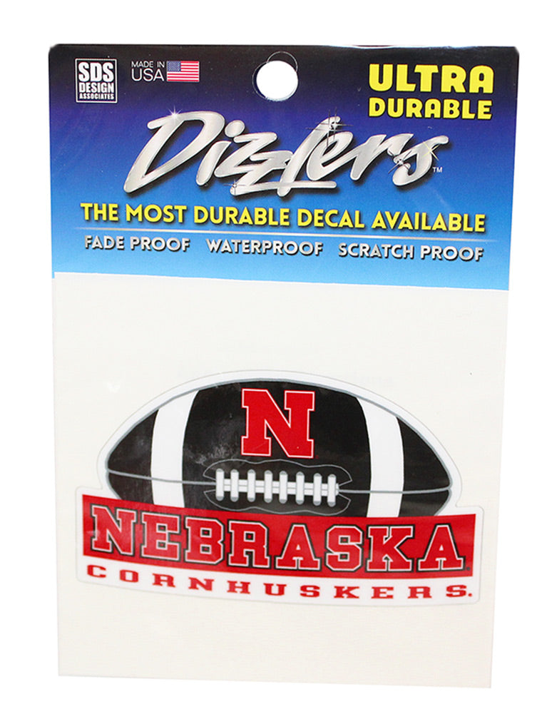 Nebraska Cornhuskers Football Dizzler Decal