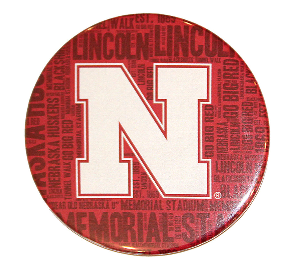 Go Big N Red Magnet