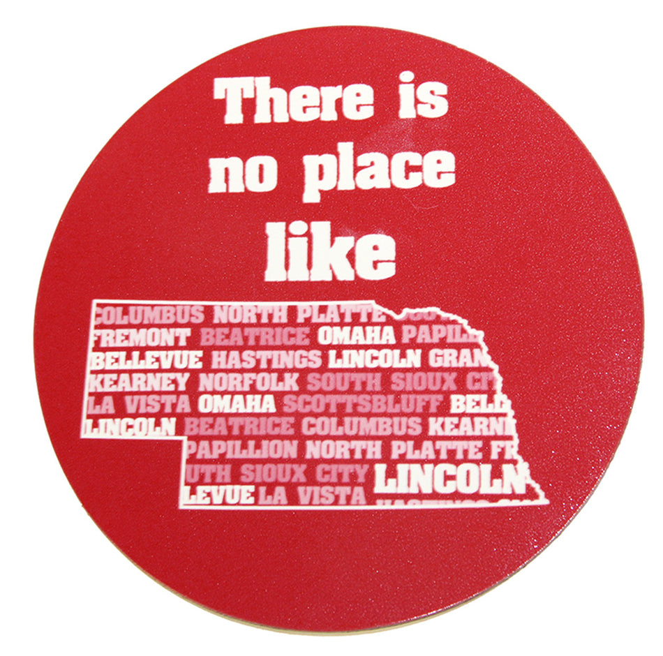 Nebraska State Repeat Circle Magnet