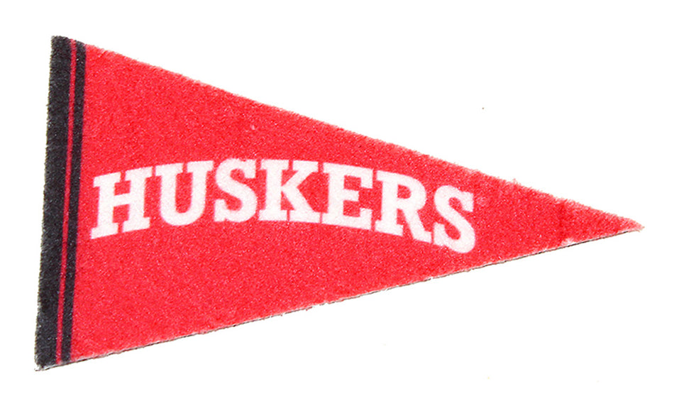 Felt Pennant Huskers Magnet