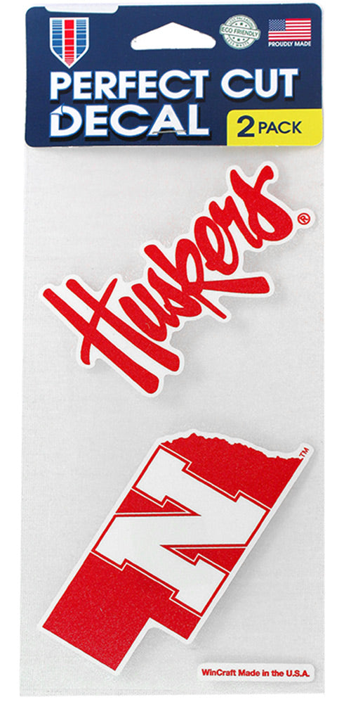 Nebraska State & Huskers Decals