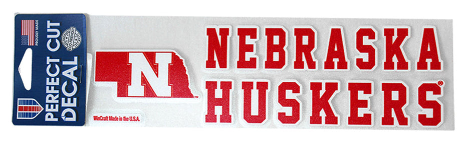 State Nebraska Huskers Decal