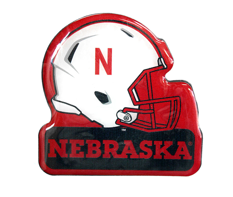 Nebraska Helmet Fridge Magnet