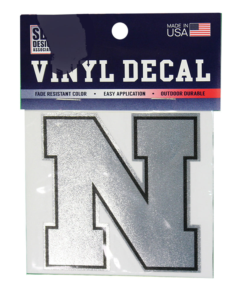Chrome Nebraska N Decal