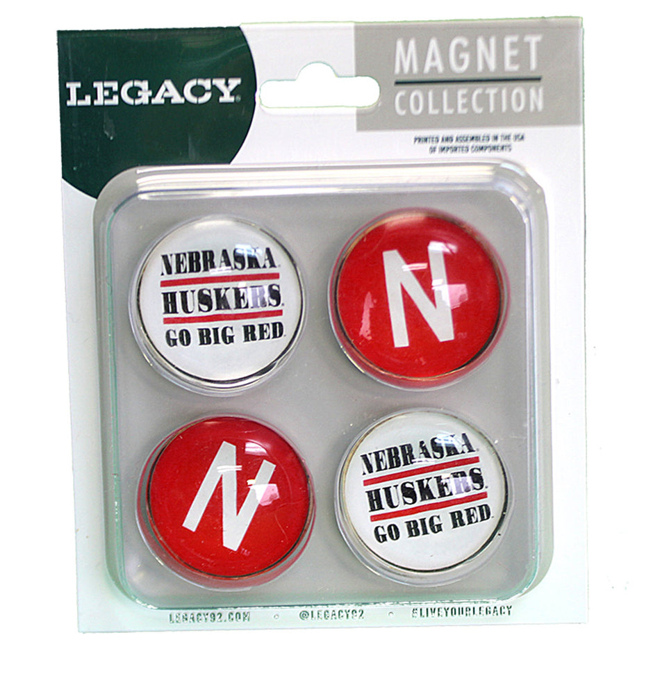 Skinny N Go Big Red Nebraska Huskers Magnet Set