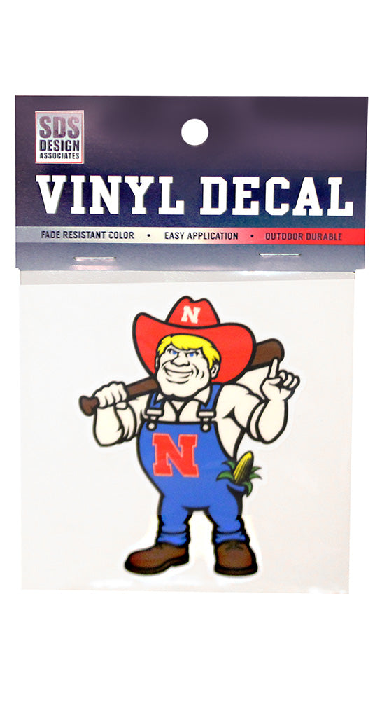 NEW HERBIE!  Baseball Herbie Husker 3 Inch Decal