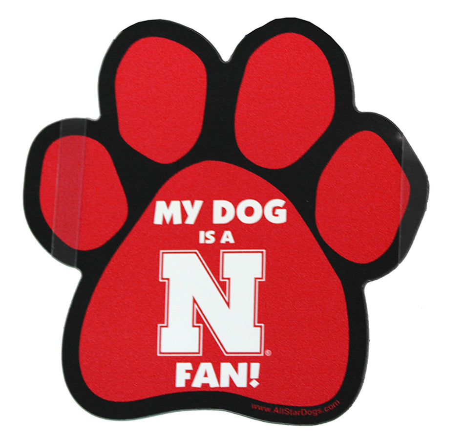Nebraska Paw Magnet