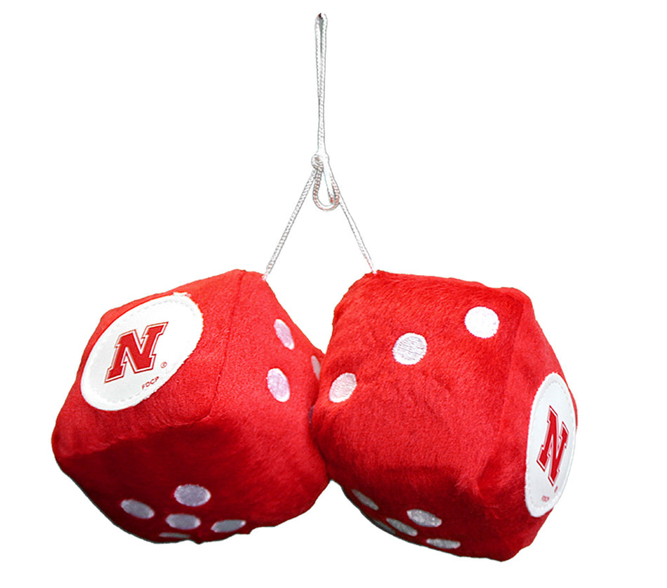 Husker Fuzzy Dice