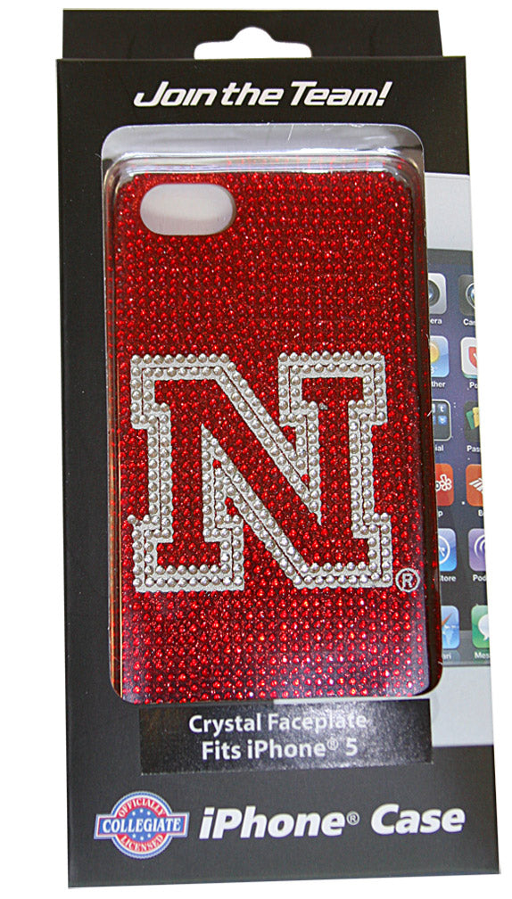 Nebraska Glitz iPhone 5G Crystal Faceplate